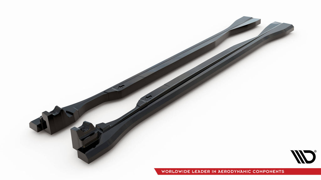 Maxton Design Street+ Seitenschweller Leisten passend für Alfa Romeo Tonale Mk1 schwarz Hochglanz