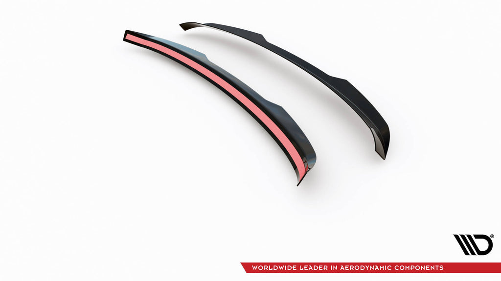 Maxton Design Spoiler CAP passend für Seat Ibiza FR SC Mk4 Facelift schwarz Hochglanz