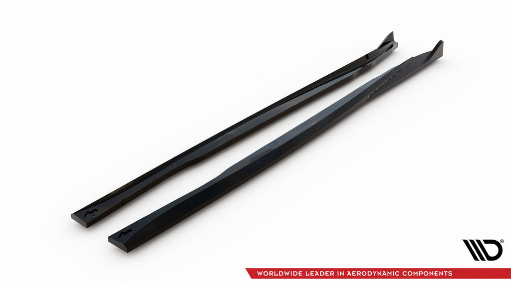 Maxton Design Street+ Seitenschweller Leisten passend für BMW Z4 E89 schwarz Hochglanz
