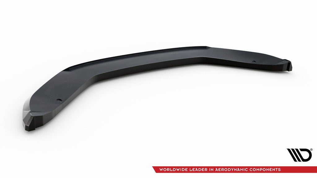 Maxton Design Street+ Spoilerlippe Front Ansatz V.2 passend für Skoda Kodiaq RS Mk1 Facelift schwarz Hochglanz