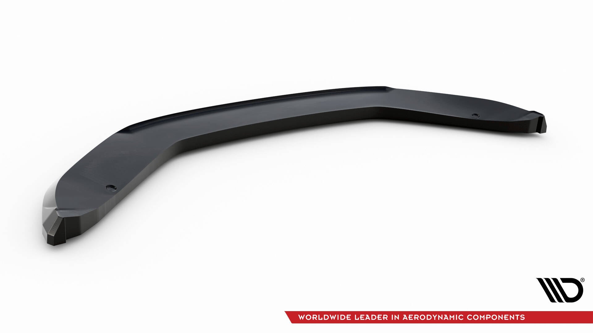 Maxton Design Street+ Spoilerlippe Front Ansatz V.2 passend für Skoda Kodiaq RS Mk1 Facelift schwarz Hochglanz
