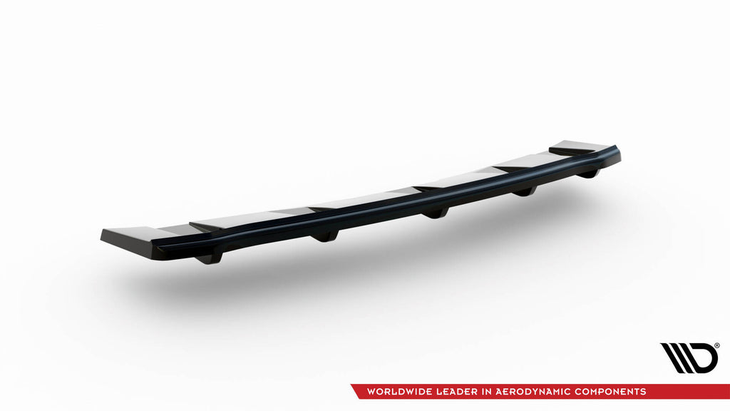 Maxton Design Heckansatz Audi A5 S-Line F5 Coupe / Sportback (mit einem vertikalen balken) schwarz Hochglanz für Audi A5 / S5 / RS5