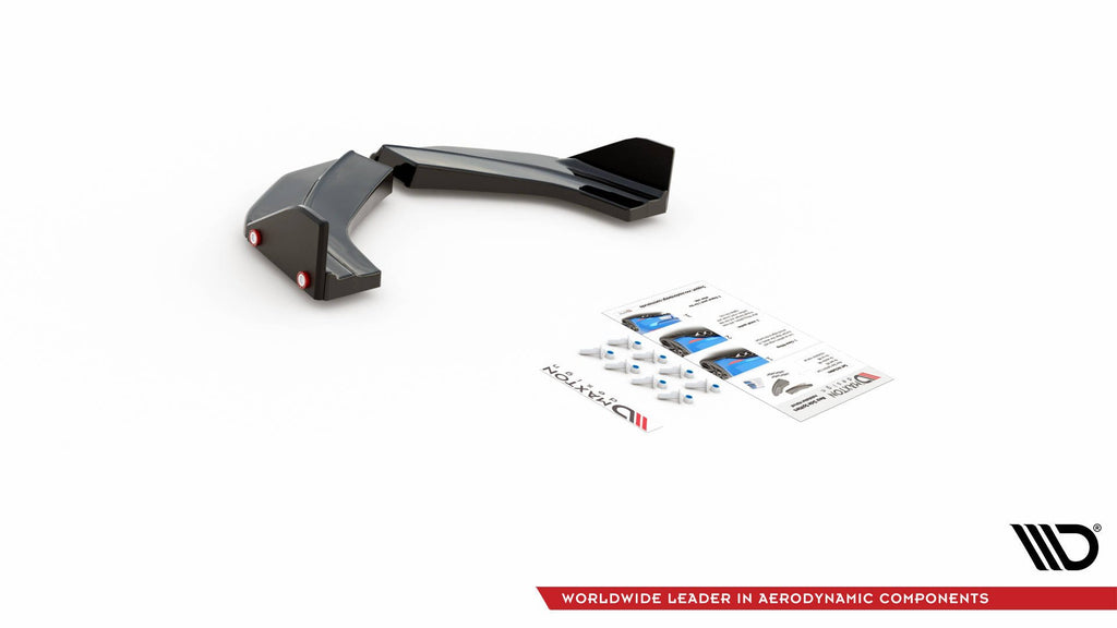 Maxton Design Heck Ansatz Flaps Diffusor V.6 + Flaps passend für Hyundai I30 N Mk3 Hatchback