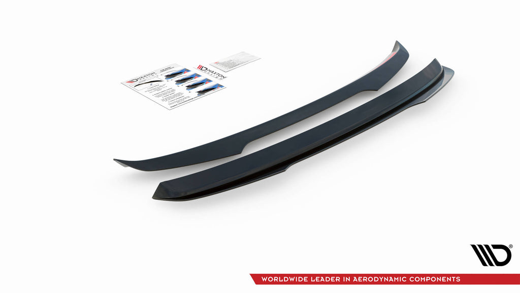 Maxton Design Spoiler CAP passend für Skoda Fabia Combi Mk3 schwarz Hochglanz