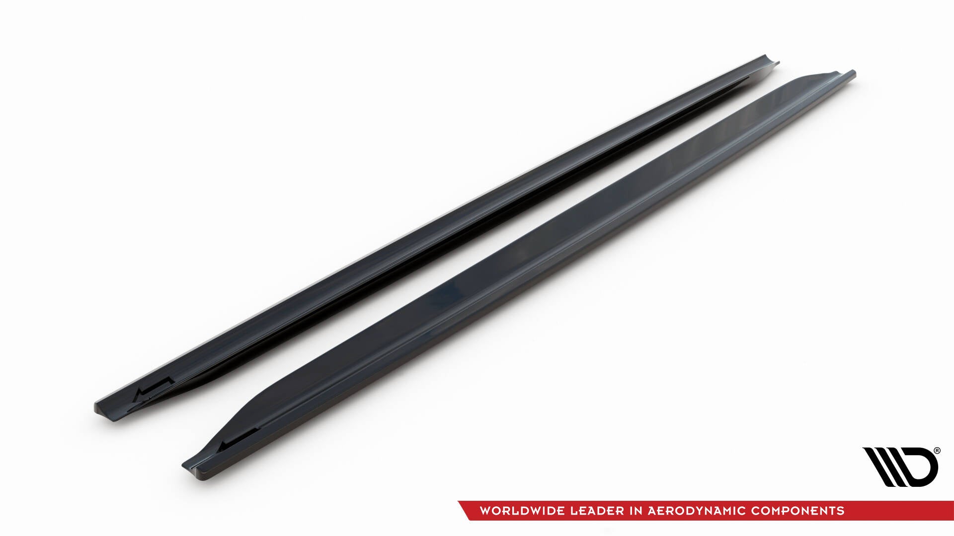 Maxton Design Street+ Seitenschweller Leisten passend für Audi RS4 B7 schwarz Hochglanz
