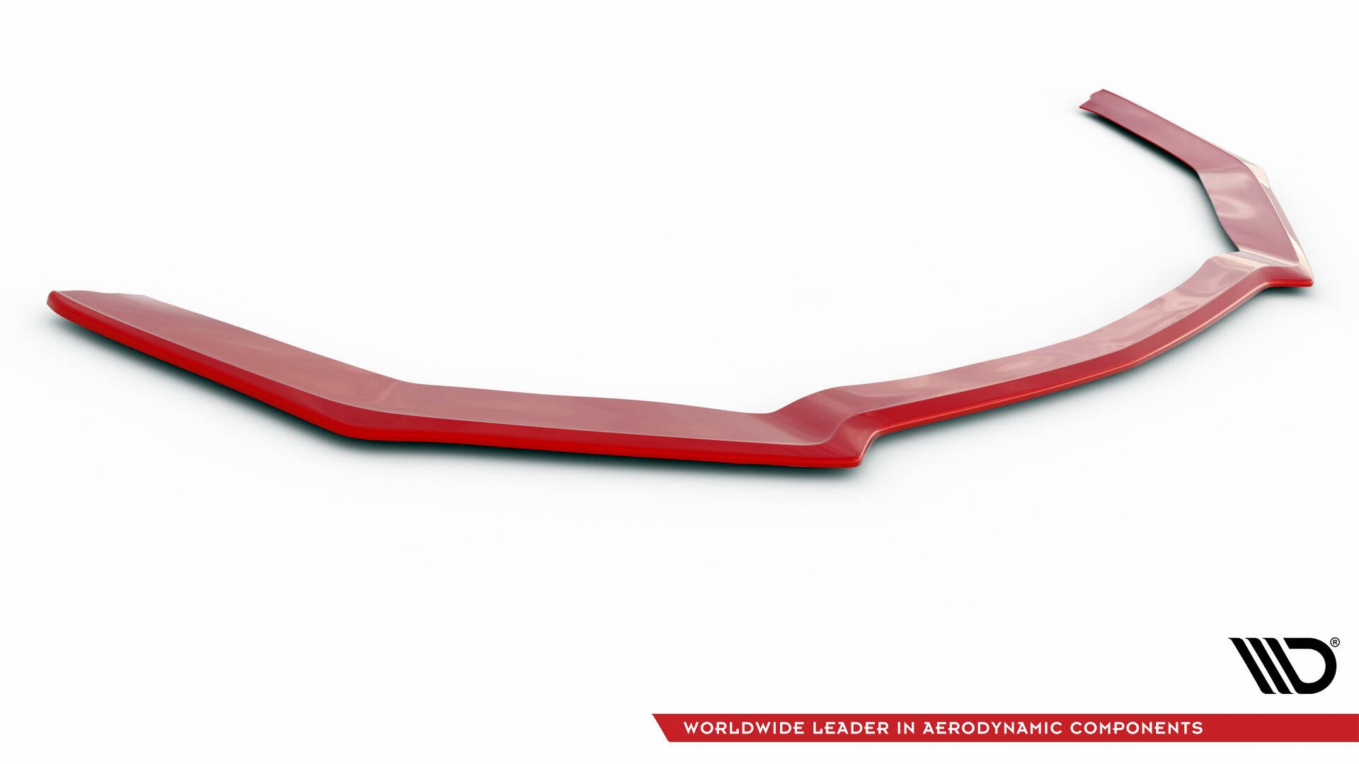 Maxton Design Street+ Spoilerlippe Front Ansatz V.2 passend für Ford Mustang Mk6 Facelift schwarz Hochglanz
