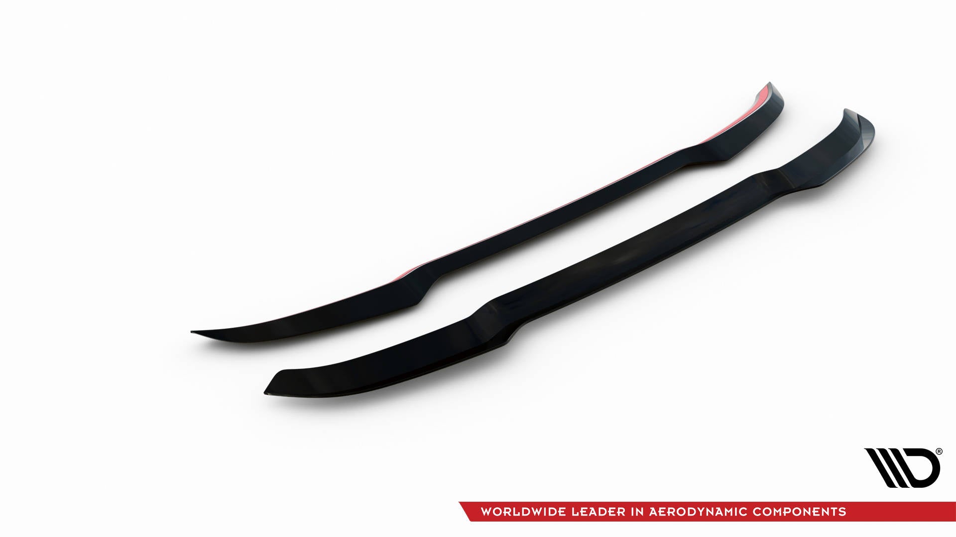 Maxton Design Höher Spoiler CAP passend für Audi SQ5 / Q5 S-Line Sportback Mk2 Facelift schwarz Hochglanz