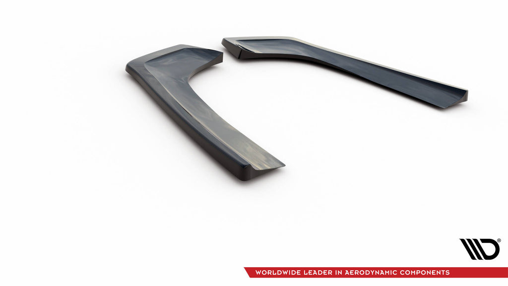 Maxton Design Heck Ansatz Flaps Diffusor passend für Mercedes-Benz CLA AMG-Line X118 schwarz Hochglanz