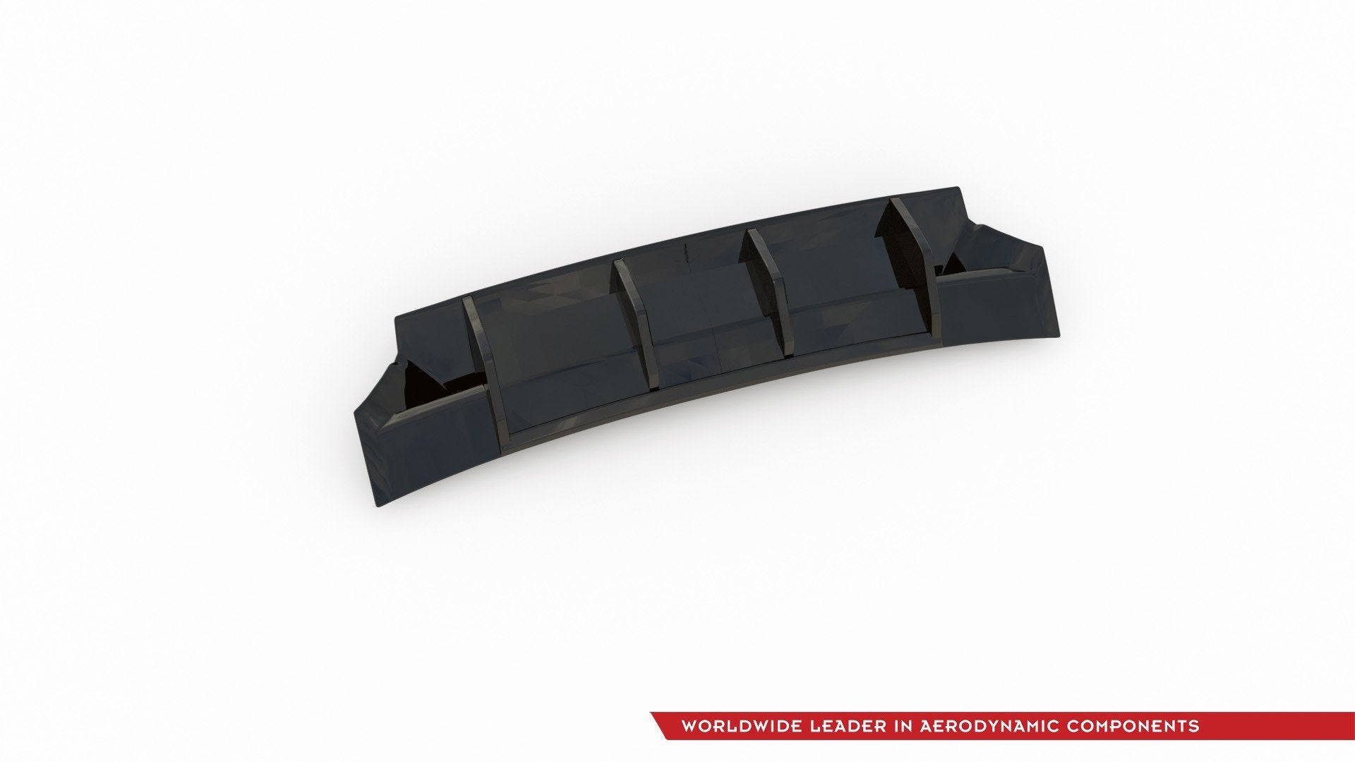 Maxton Design Diffusor Heck Ansatz passend für Skoda Kodiaq Sportline Mk1 / Mk1 Facelift schwarz Hochglanz