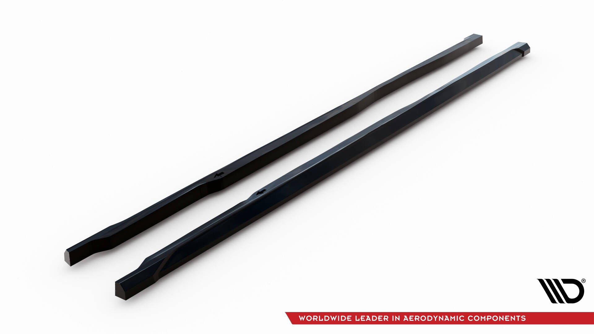 Maxton Design Street+ Seitenschweller Leisten passend für Toyota Sienna Mk4 schwarz Hochglanz
