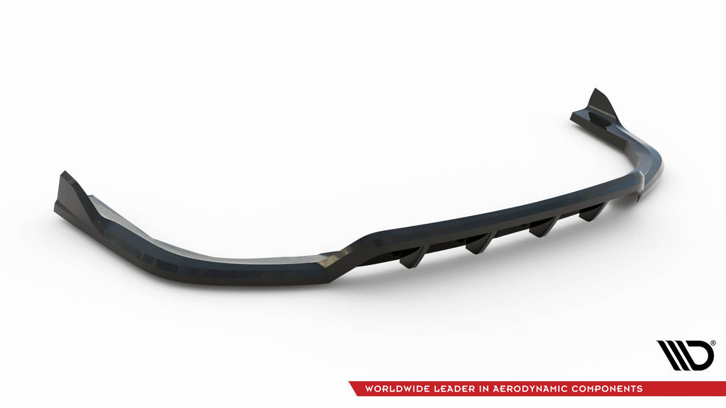 Maxton Design Street+ Mittlerer Diffusor RACE V.2 passend für BMW X5 M-Paket G05 Facelift schwarz Hochglanz