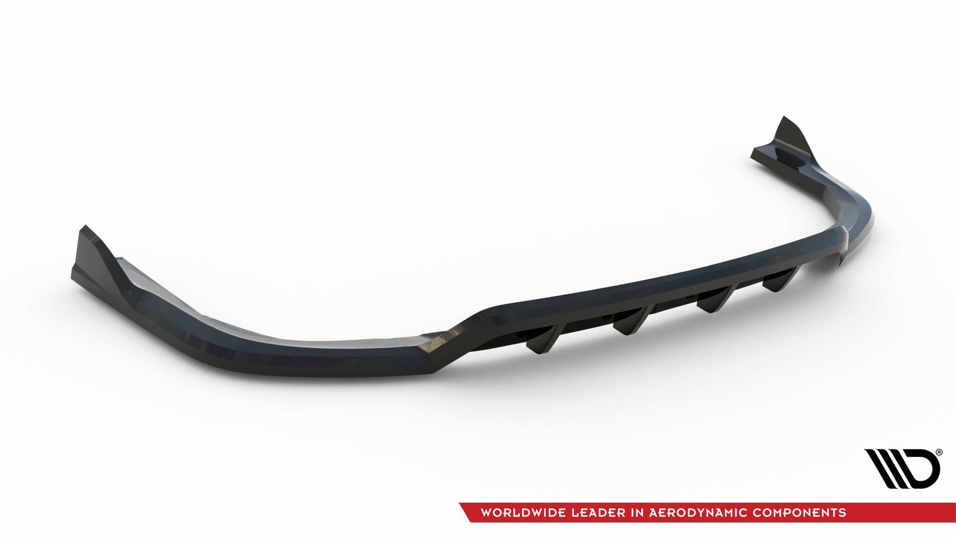 Maxton Design Street+ Mittlerer Diffusor RACE V.2 passend für BMW X5 M-Paket G05 Facelift schwarz Hochglanz