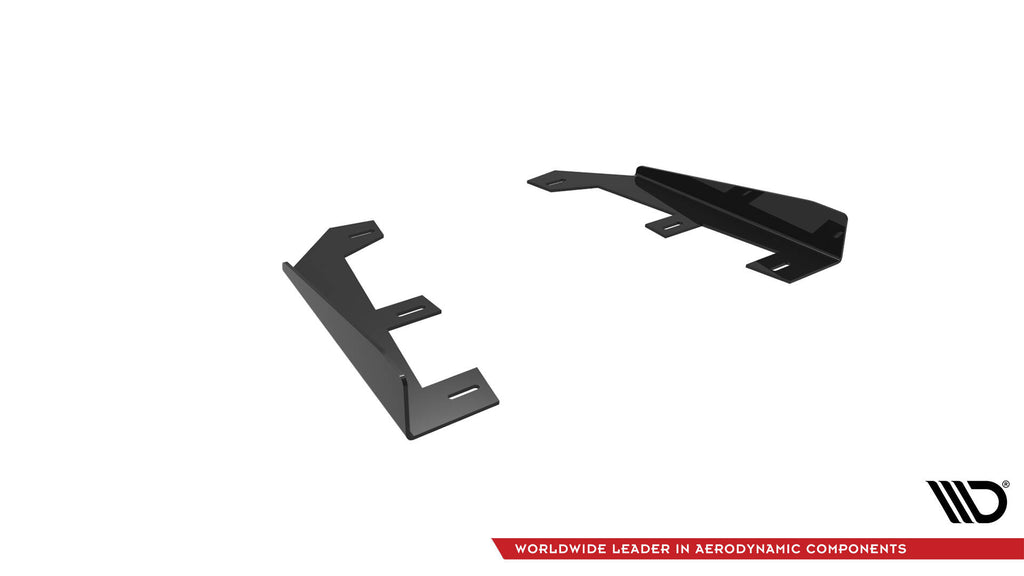 Maxton Design Hintere Seiten Flaps passend für BMW 4er35i Coupe M-Paket F32 schwarz Hochglanz