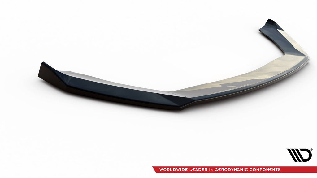 Maxton Design Street+ Spoilerlippe Front Ansatz V.7 passend für Seat Leon Cupra / FR Mk3 FL schwarz Hochglanz