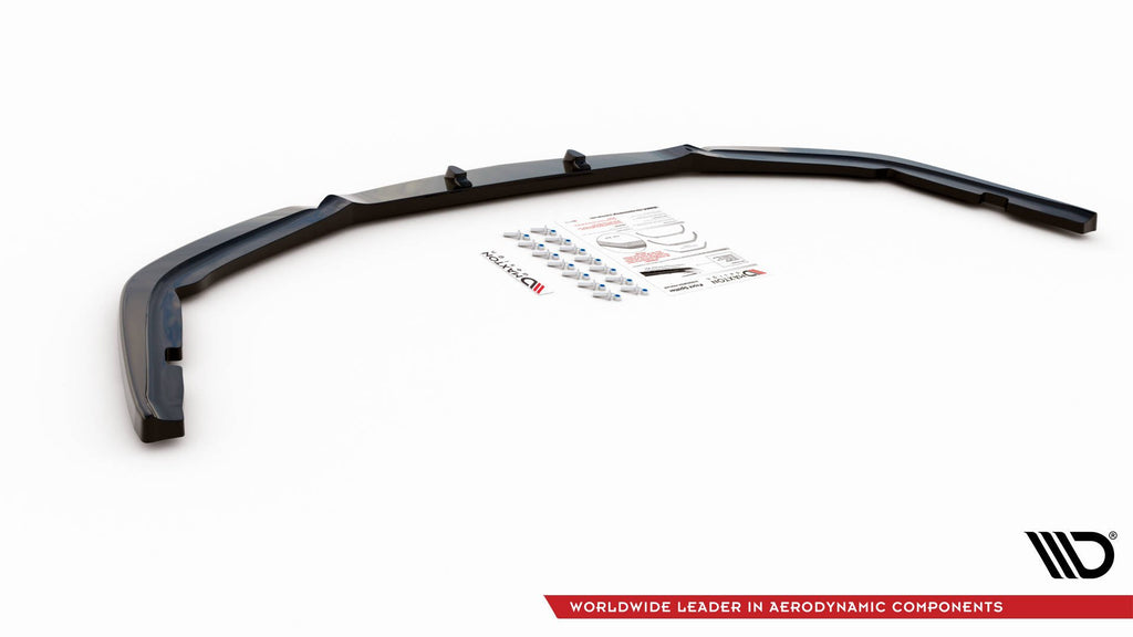 Maxton Design Street+ Spoilerlippe Front Ansatz V.3 passend für Honda Accord Mk7 Type-S schwarz Hochglanz