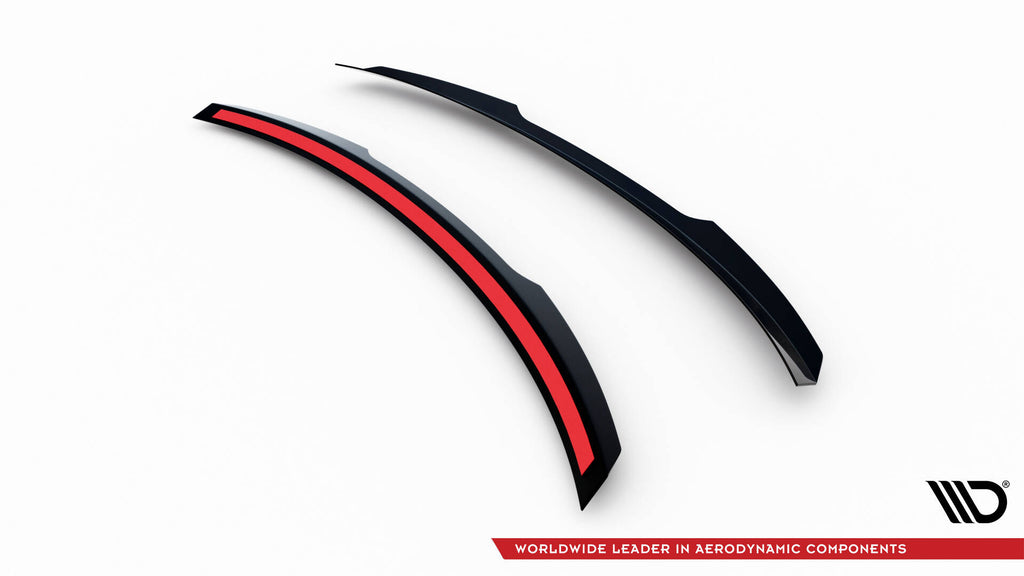 Maxton Design Spoiler CAP passend für Audi A7 C7 schwarz Hochglanz