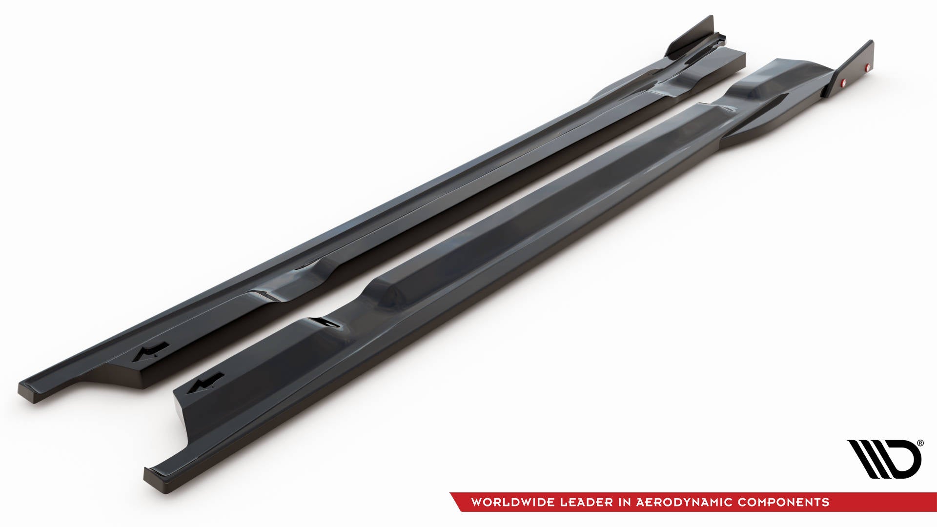 Maxton Design Street+ Seitenschweller Leisten + Flaps passend für Nissan GTR R35 Facelift