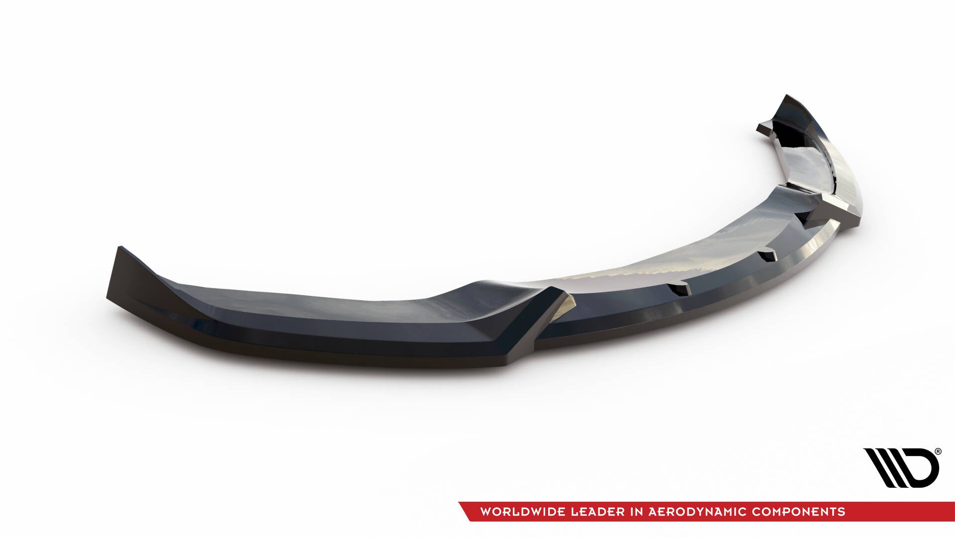 Maxton Design Street+ Spoilerlippe Front Ansatz V.5 passend für BMW 4er Coupe / Gran Coupe / Cabrio M-Paket F32 / F36 / F33 schwarz Hochglanz