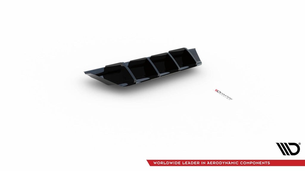 Maxton Design Diffusor Heck Ansatz V.1 passend für Seat Leon FR ST Mk4 schwarz Hochglanz