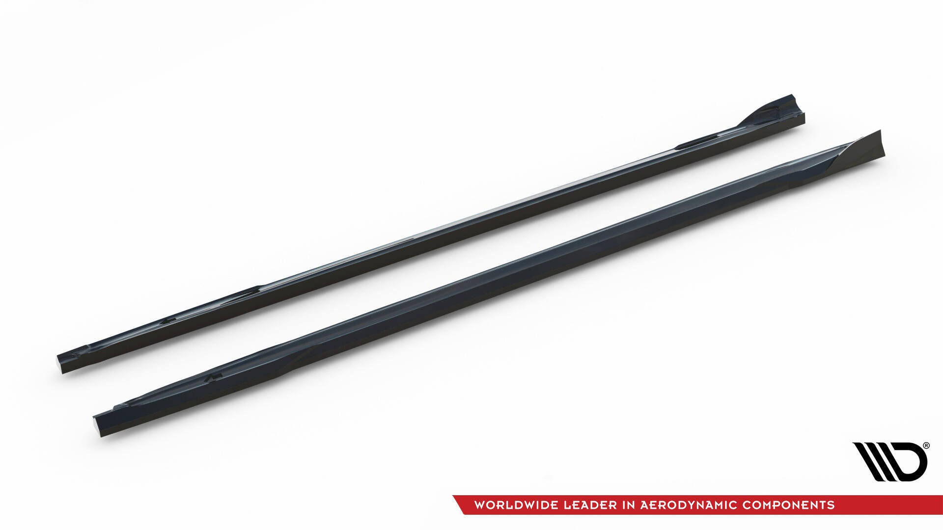 Maxton Design Street+ Seitenschweller Leisten passend für V.3 passend für Audi A3 S-Line Limousine / S3 Limousine 8Y / 8Y Facelift schwarz Hochglanz