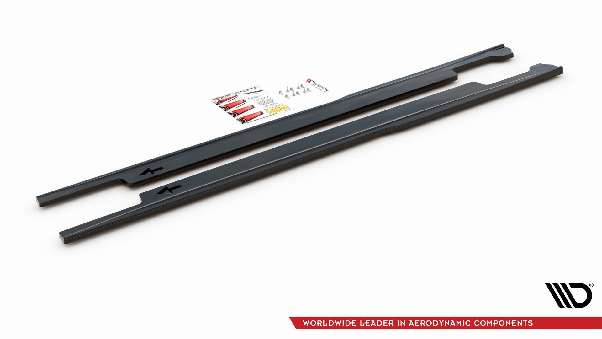 Maxton Design Street+ Seitenschweller Leisten V.2 passend für Honda Accord Mk7 Type-S schwarz Hochglanz
