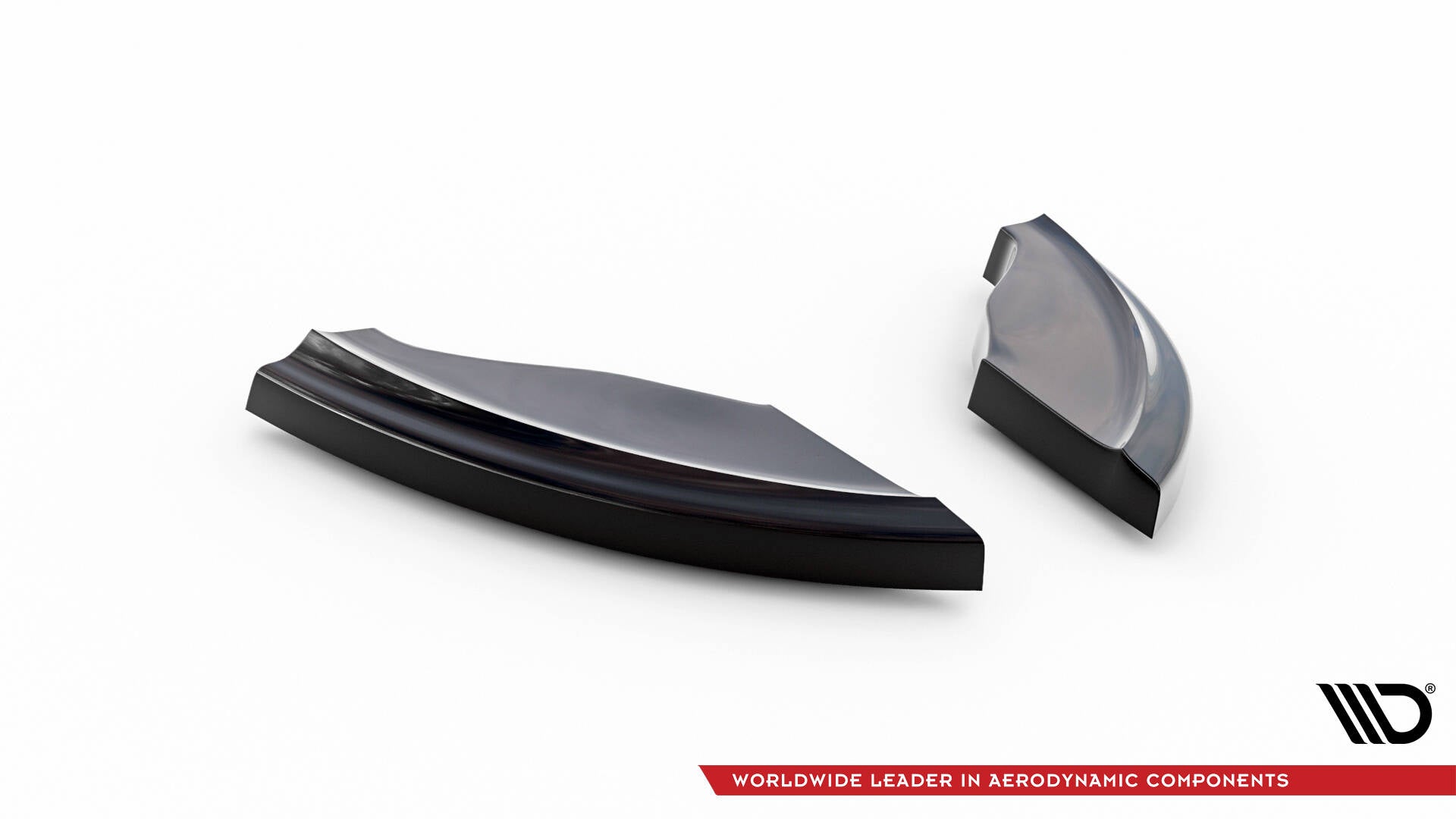 Maxton Design Heck Ansatz Flaps Diffusor passend für VW GOLF 6 GTI 35TH schwarz Hochglanz