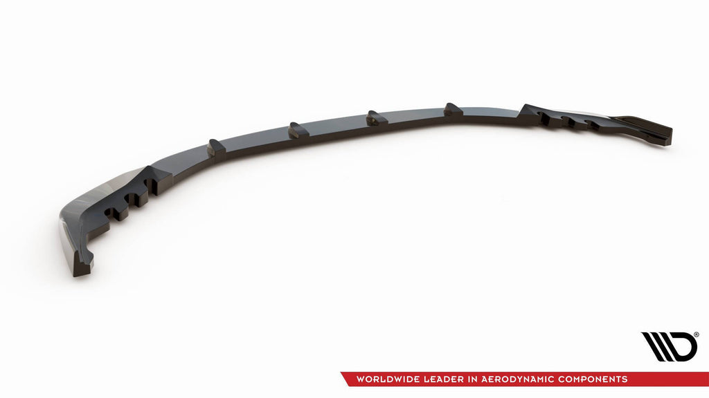 Maxton Design Street+ Spoilerlippe Front Ansatz V.3 passend für BMW M3 Limousine / Touring G80 / G81 schwarz Hochglanz