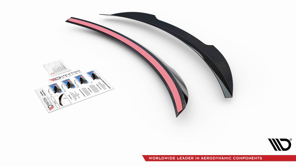 Maxton Design Spoiler CAP passend für Mercedes-AMG CLS 53 C257 schwarz Hochglanz
