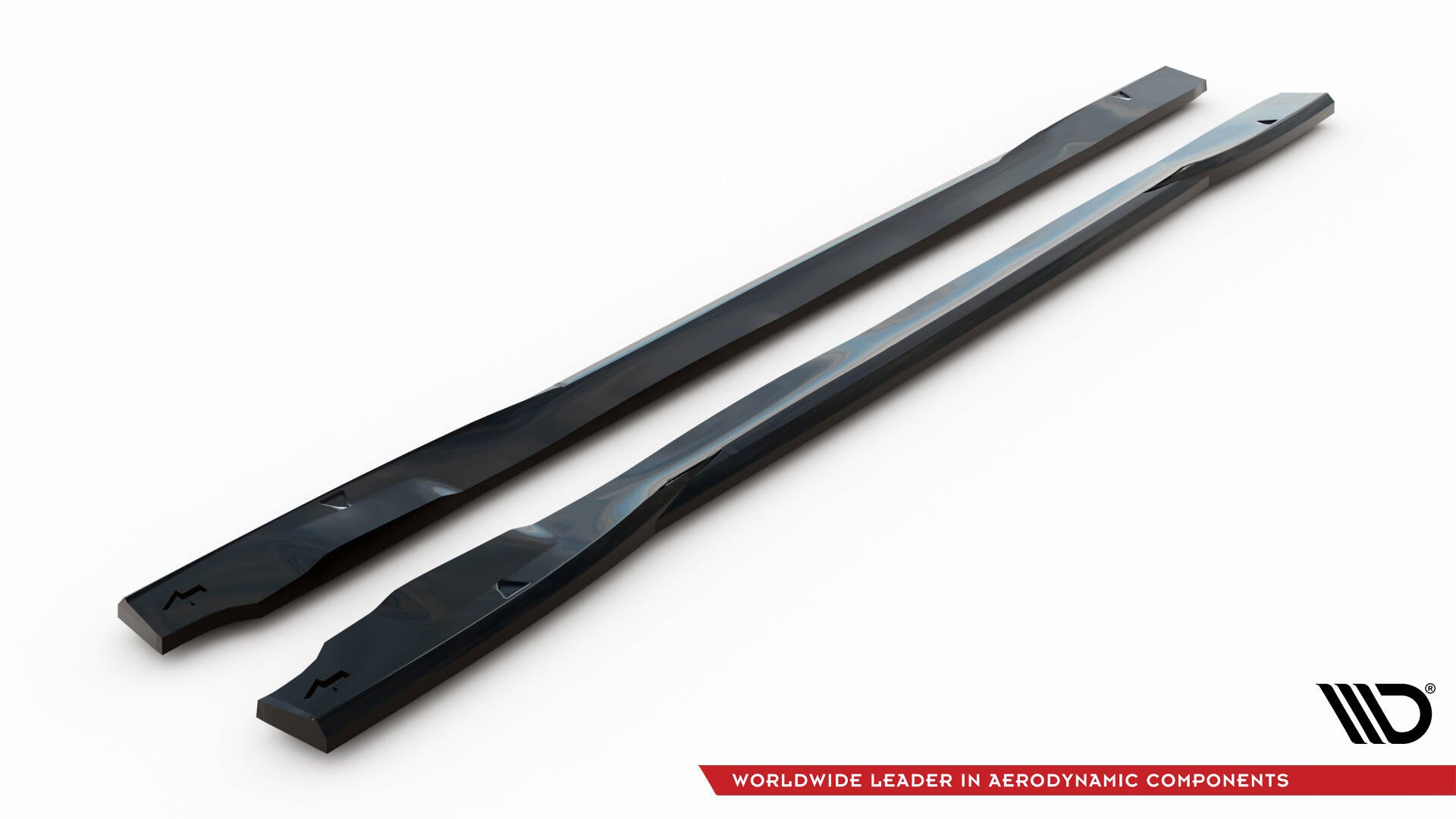 Maxton Design Street+ Seitenschweller Leisten passend für VW ID.3 Mk1 schwarz Hochglanz