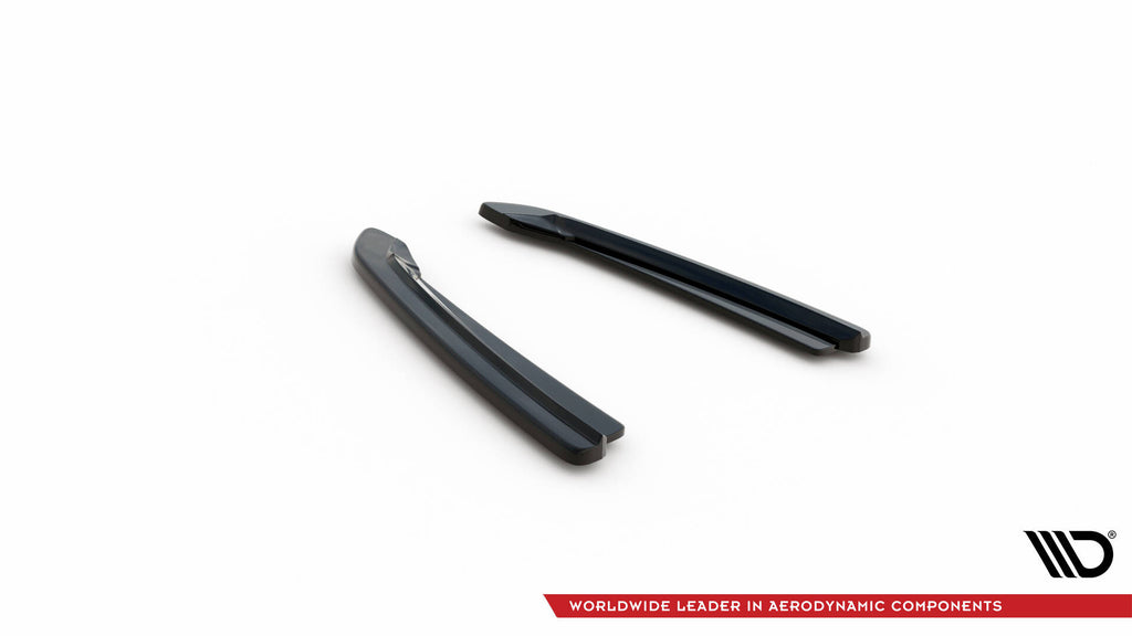 Maxton Design Heck Ansatz Flaps Diffusor V.1 passend für Skoda Superb Liftback / Combi Mk3 schwarz Hochglanz