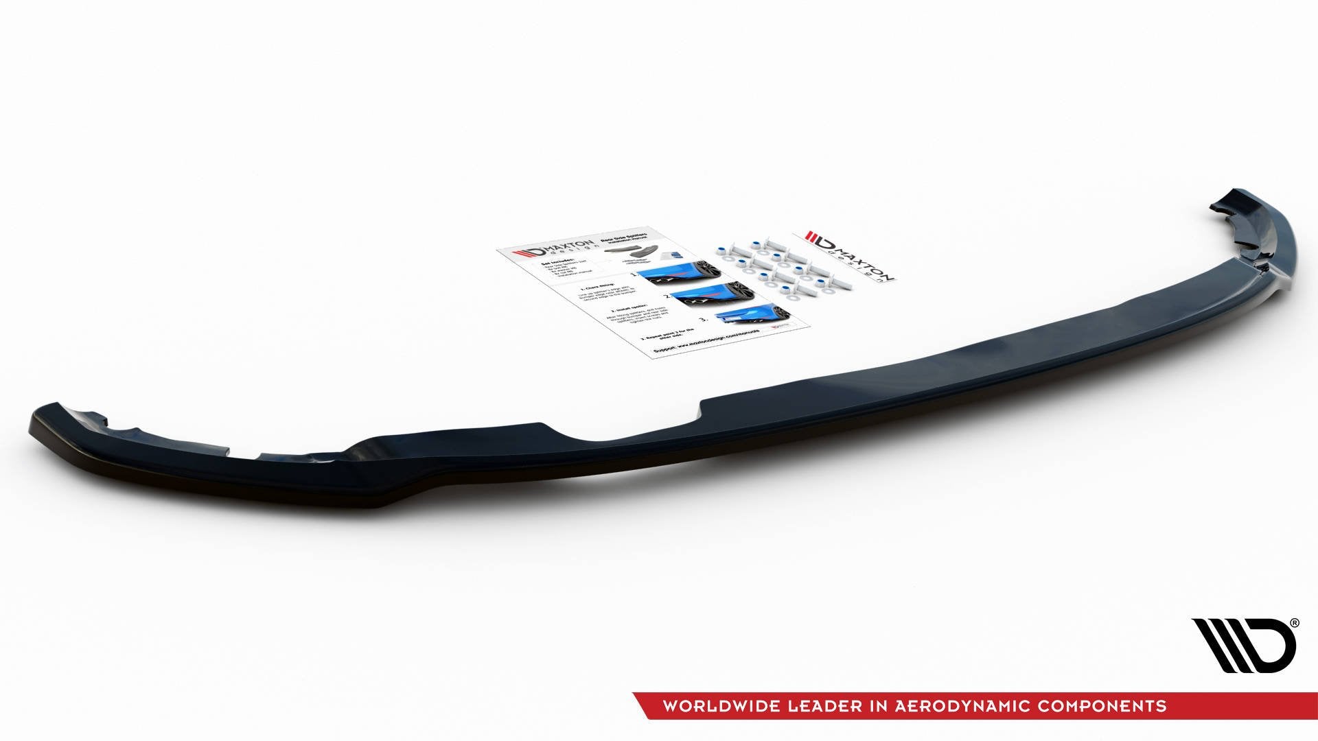 Maxton Design Heckansatz Citroen DS4 schwarz Hochglanz für Citroen DS4 [2011-2015]