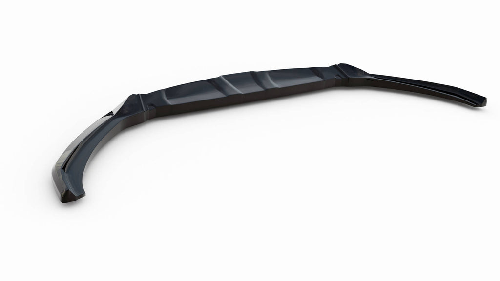 Maxton Design Street+ Spoilerlippe Front Ansatz V.1 passend für Maserati Levante Mk1 schwarz Hochglanz