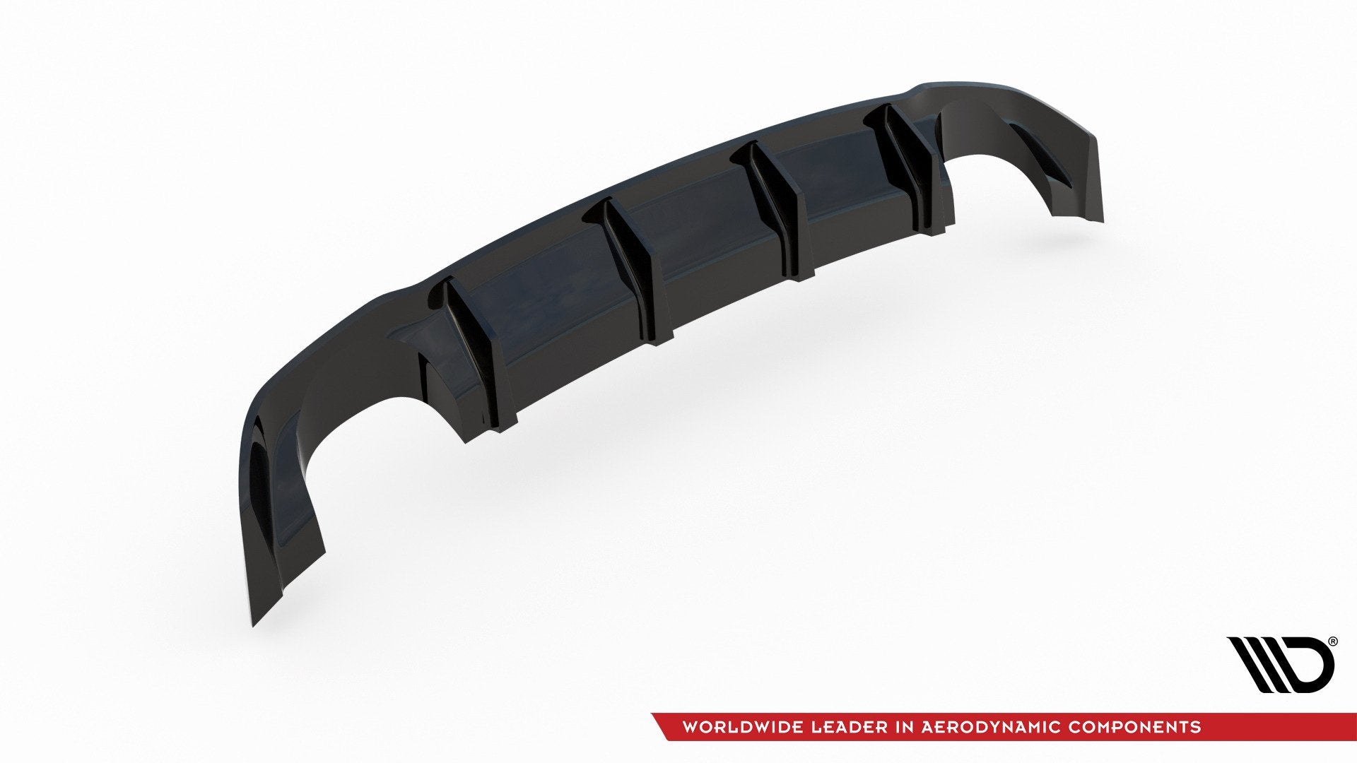 Maxton Design Diffusor Heck Ansatz passend für Seat Leon III Cupra schwarz Hochglanz