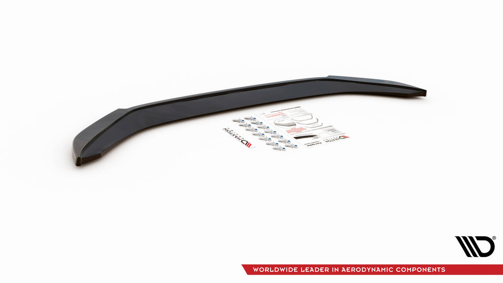 Maxton Design Street+ Spoilerlippe Front Ansatz passend für VW Up GTI schwarz Hochglanz