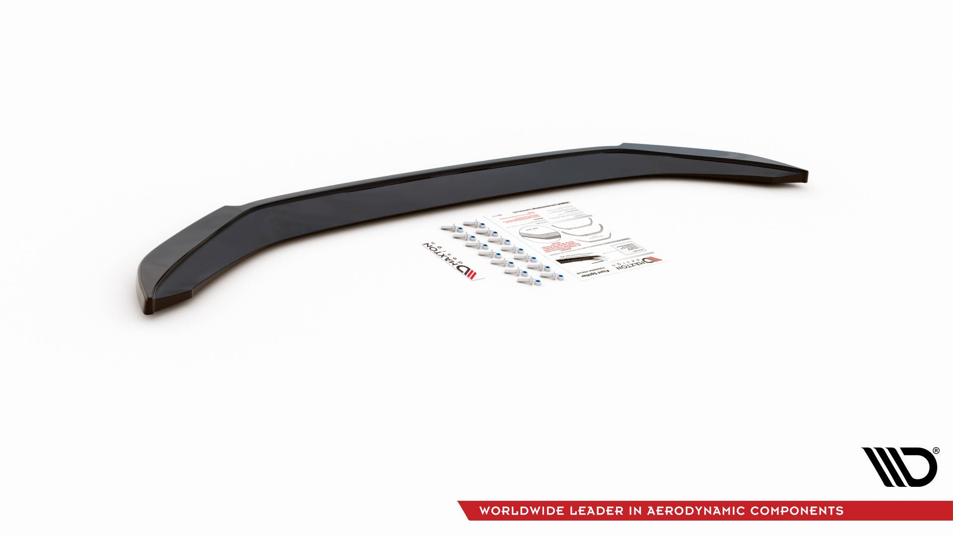 Maxton Design Street+ Spoilerlippe Front Ansatz passend für VW Up GTI schwarz Hochglanz