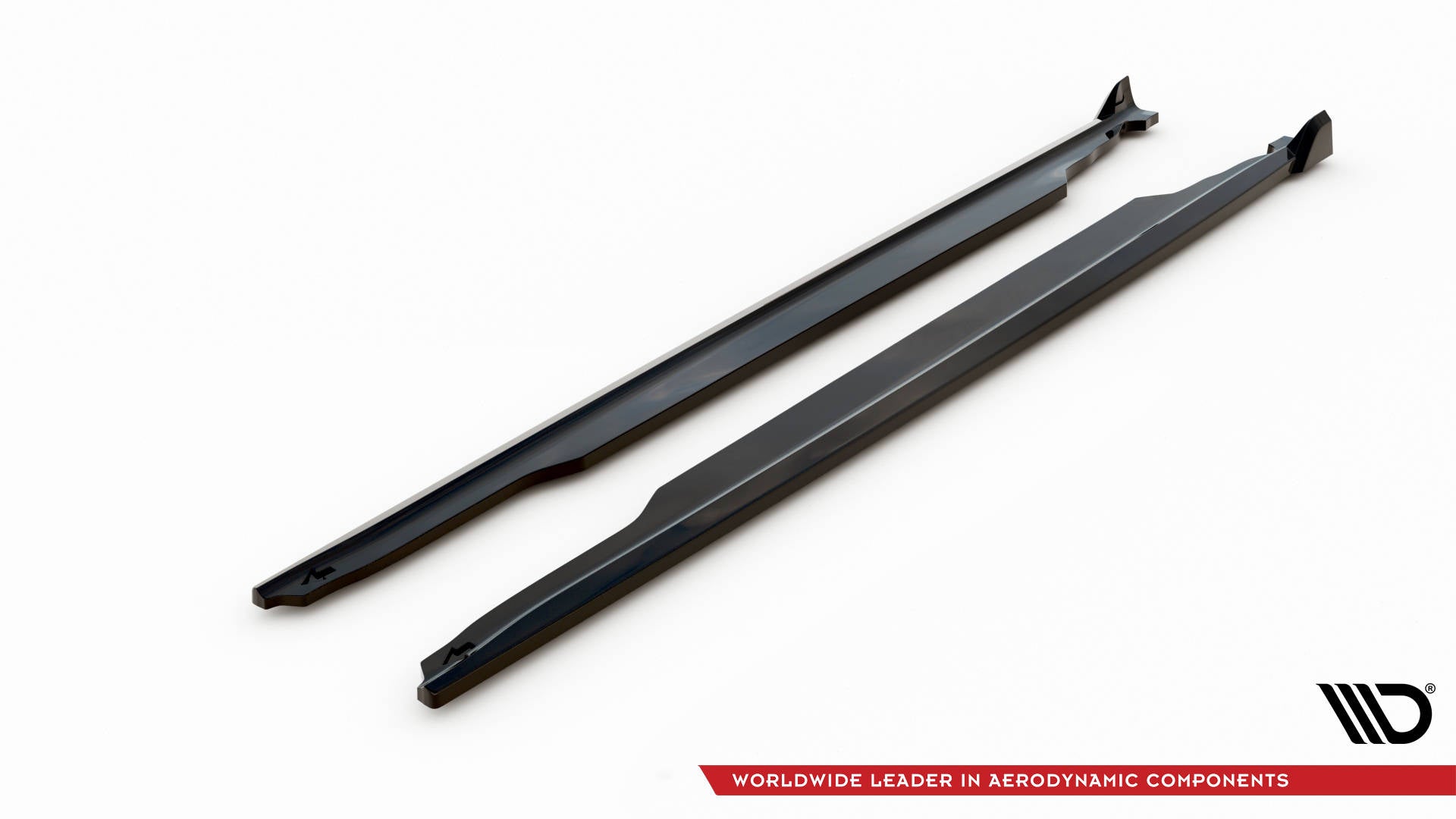 Maxton Design Street+ Seitenschweller Leisten passend für Mini One R56 schwarz Hochglanz