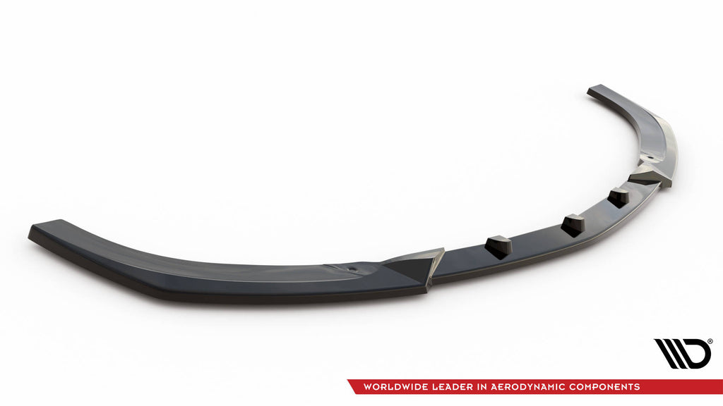 Maxton Design Street+ Spoilerlippe Front Ansatz V.3 passend für Mercedes-AMG GT 63S 4 Door Coupe Aero X290 schwarz Hochglanz
