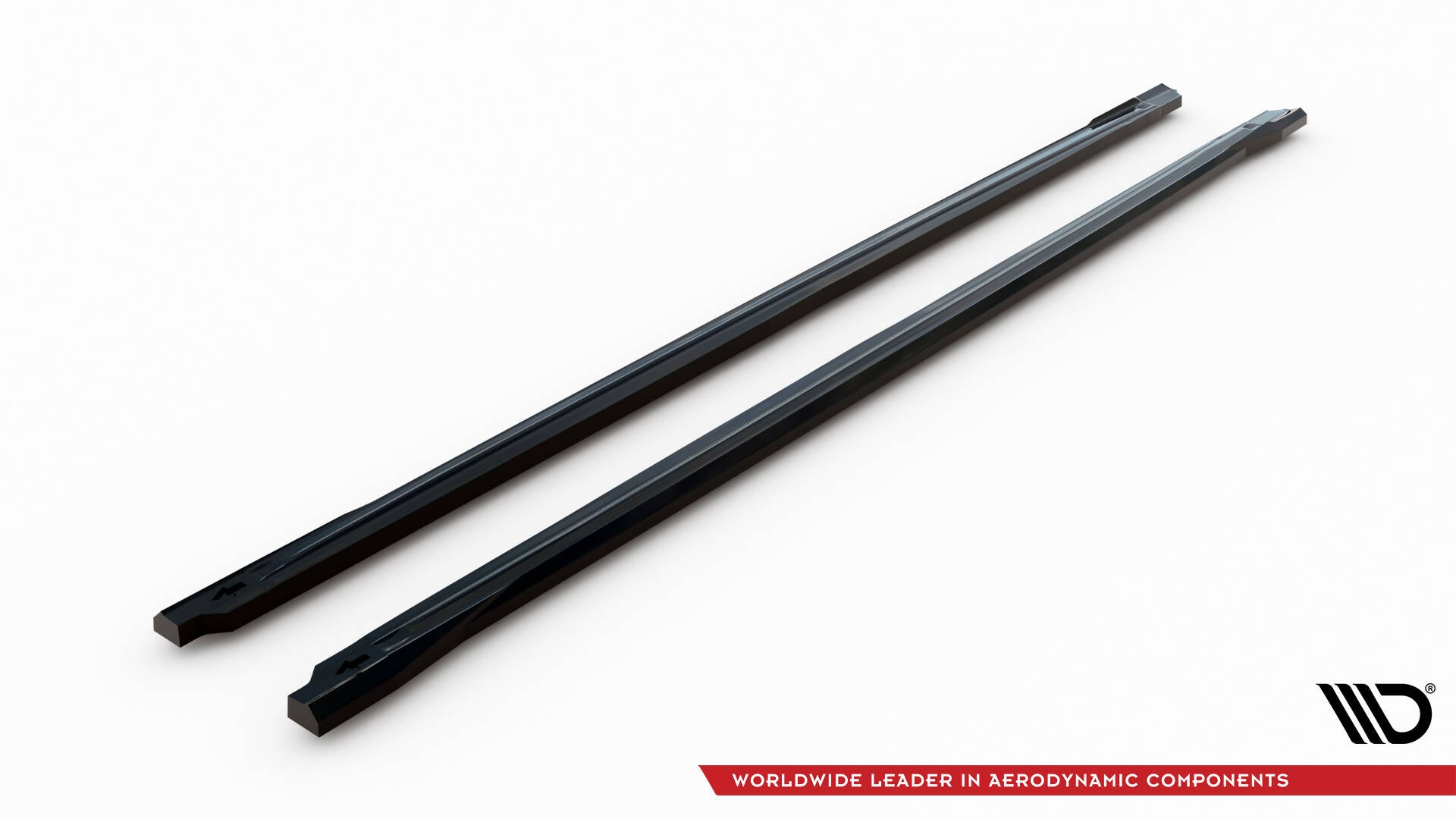 Maxton Design Street+ Seitenschweller Leisten passend für Audi A6 Allroad C8 schwarz Hochglanz