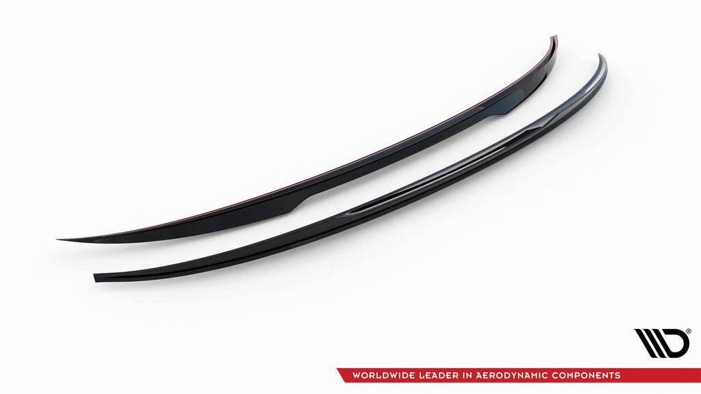 Maxton Design Spoiler CAP 3D passend für V.1 BMW X6 F16 M-Paket / X6 M F86 schwarz Hochglanz