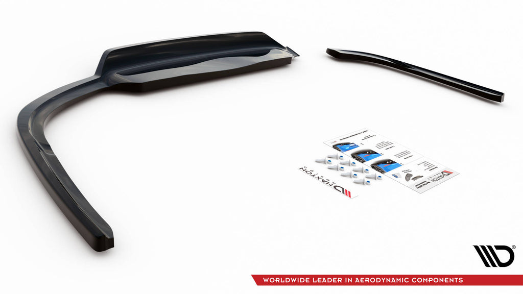 Maxton Design Street+ Mittlerer Diffusor RACE passend für Opel Insignia Mk2 schwarz Hochglanz