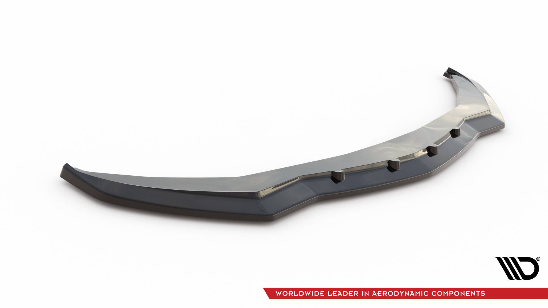 Maxton Design Street+ Spoilerlippe Front Ansatz V.1 passend für Alfa Romeo Giulia Sport schwarz Hochglanz