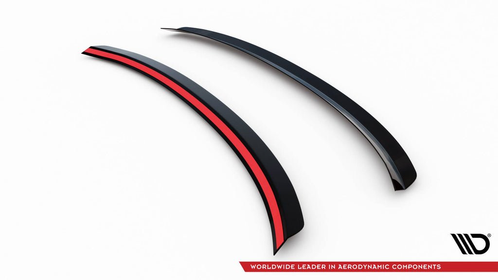 Maxton Design Spoiler CAP passend für Audi A8 D4 schwarz Hochglanz