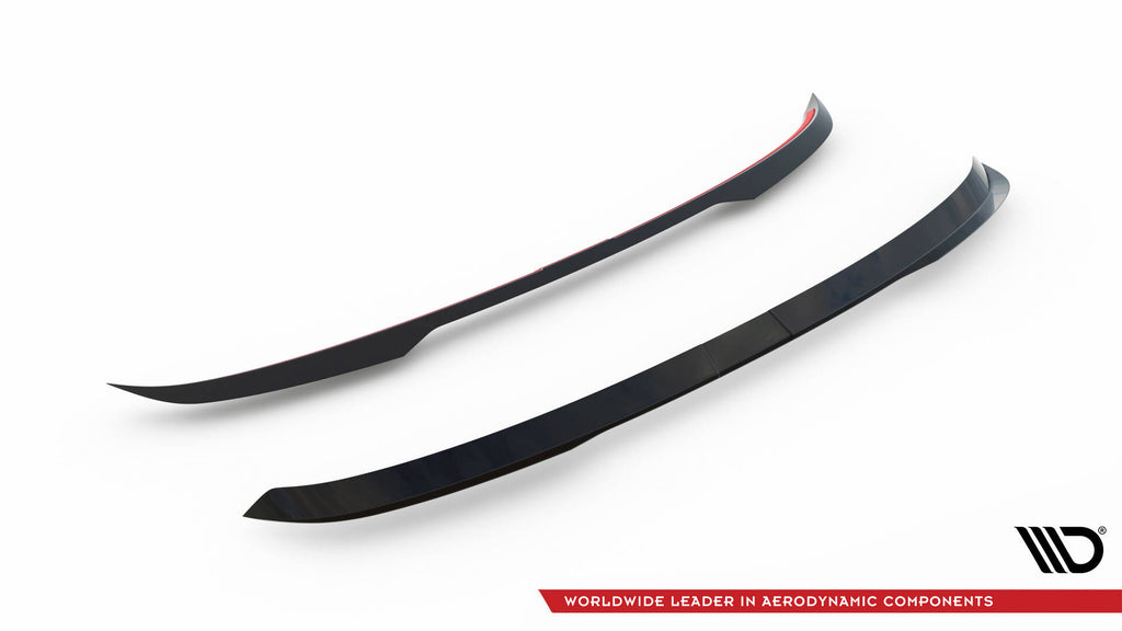 Maxton Design Spoiler CAP passend für Hyundai Kona N-Line Mk2 schwarz Hochglanz