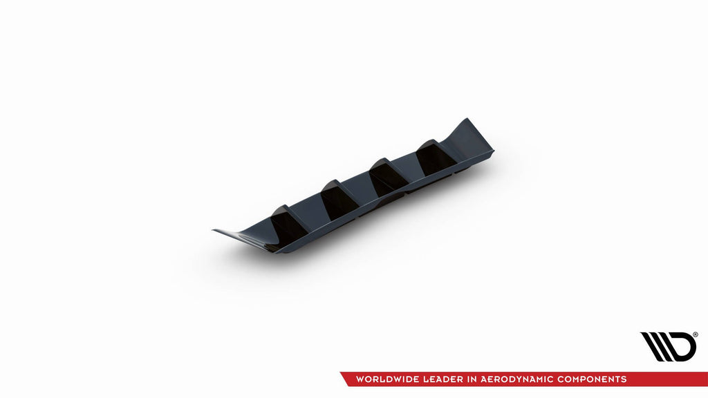 Maxton Design Diffusor Heck Ansatz passend für Skoda Kamiq Mk1 schwarz Hochglanz