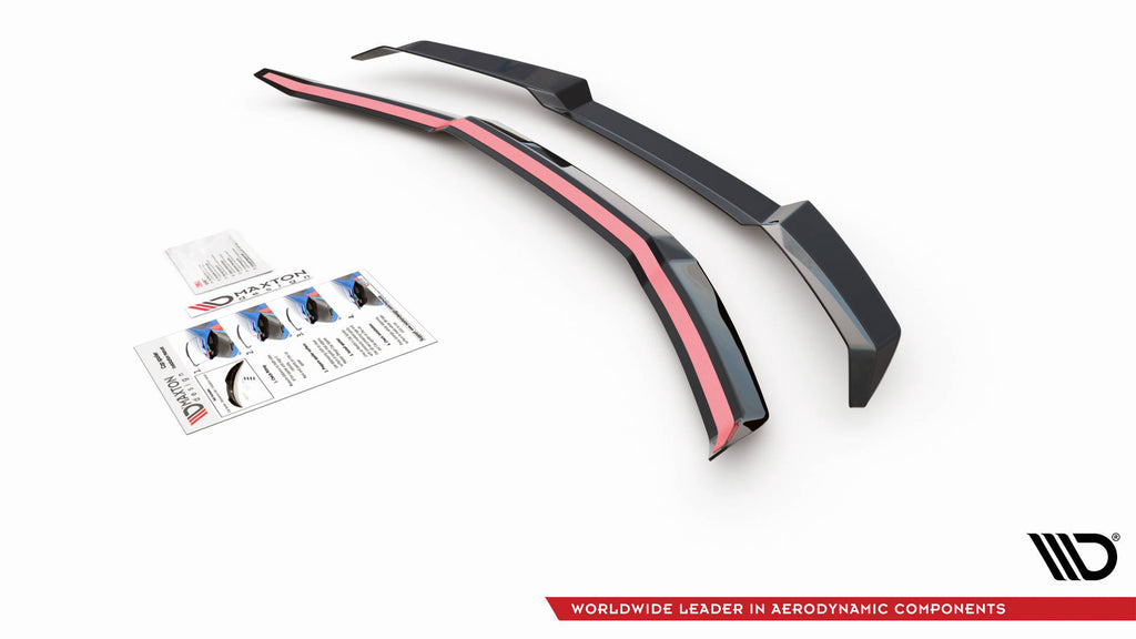 Maxton Design Spoiler CAP passend für Hyundai I20 N Mk3 schwarz Hochglanz