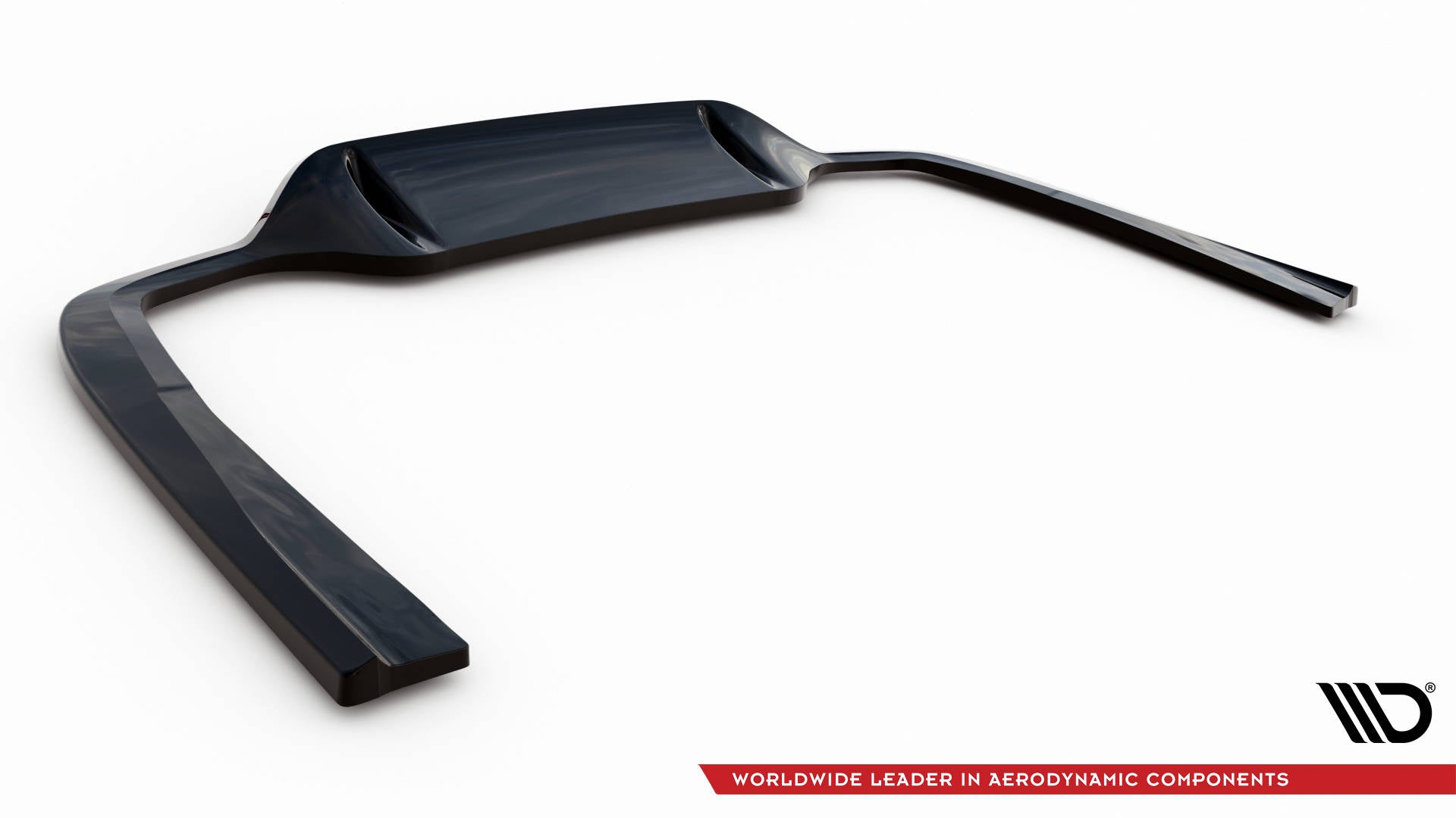 Maxton Design Street+ Mittlerer Diffusor RACE passend für Mercedes-Benz E AMG-Line Limousine W213 Facelift schwarz Hochglanz