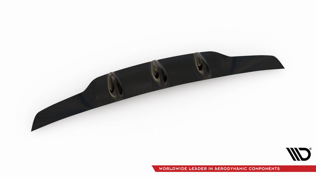 Maxton Design Diffusor Heck Ansatz passend für Mercedes C-Klasse Limousine / Kombi W205 / S205 63 AMG schwarz Hochglanz