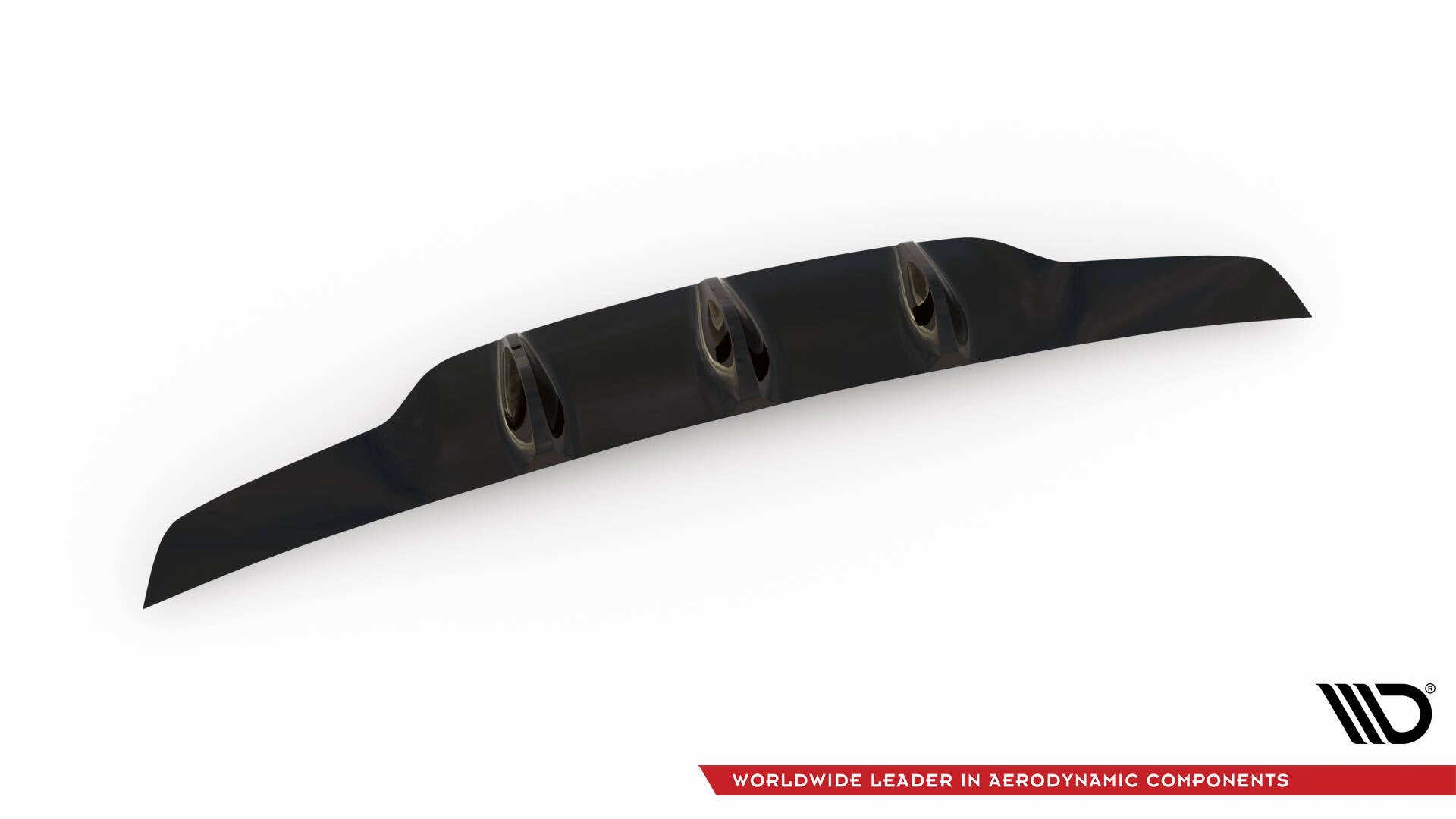 Maxton Design Diffusor Heck Ansatz passend für Mercedes C-Klasse Limousine / Kombi W205 / S205 63 AMG schwarz Hochglanz