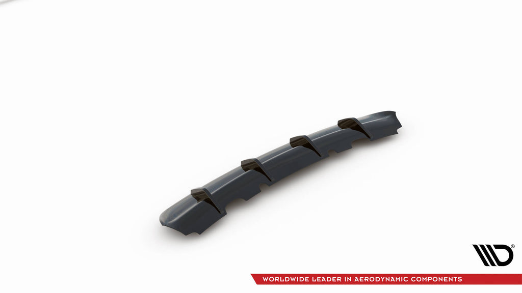 Maxton Design Diffusor Heck Ansatz passend für Ford Mondeo Mk5 schwarz Hochglanz