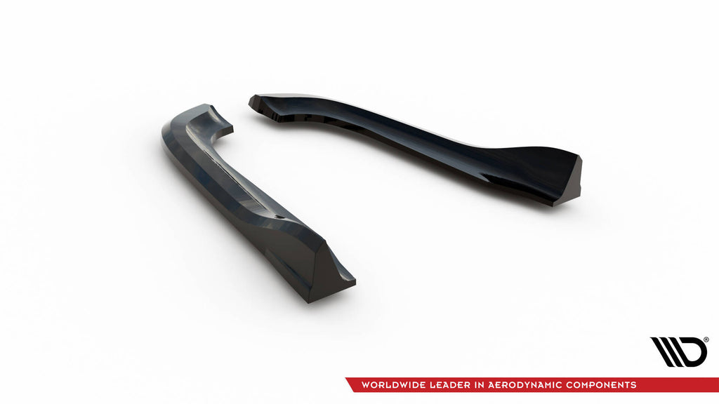 Maxton Design Heck Ansatz Flaps Diffusor passend für Chrysler 300 Mk2 schwarz Hochglanz